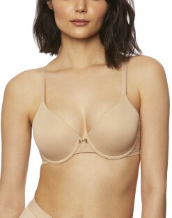 zuwimk Bras For Women Plus Size, Push-Up Bra with Wonderbra Technology,  Smoothing Lace-Trim Bra with Push-Up Cups Gray,90E