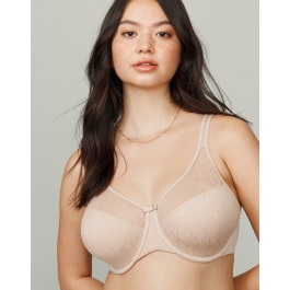 Minimalist stretch soft-cup bra