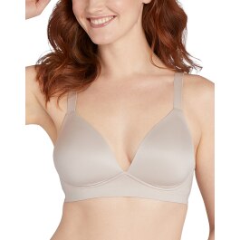 PLAYTEX Secrets Perfectly Smooth Wire-Free Bra 36D, Evening Blush at   Women's Clothing store