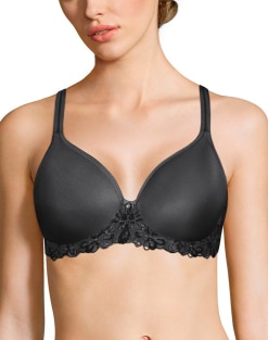 Bali Double Support Front Close Embroidered Bra DF-1003 Sz. 36B $40