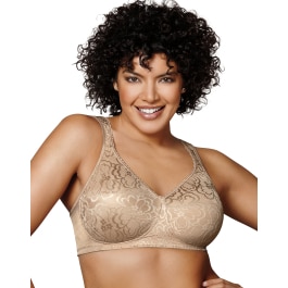 Ultimate Lift Stretch Full-Figure Seamless Lace Cut-Out Bra（BUY 1