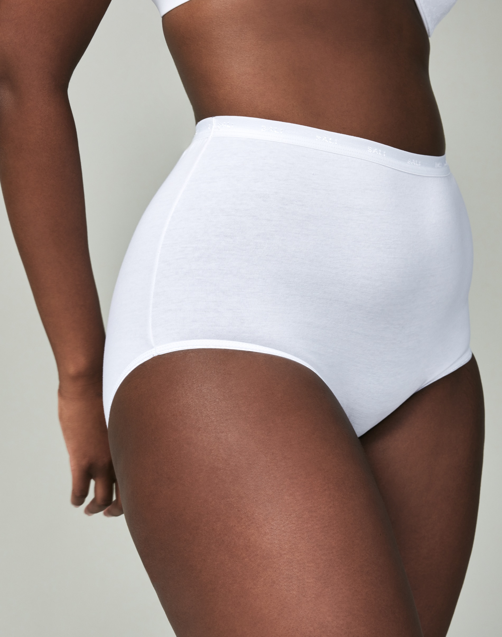 Bali Full Cut Fit Cotton Brief Panty - Women's #2324 