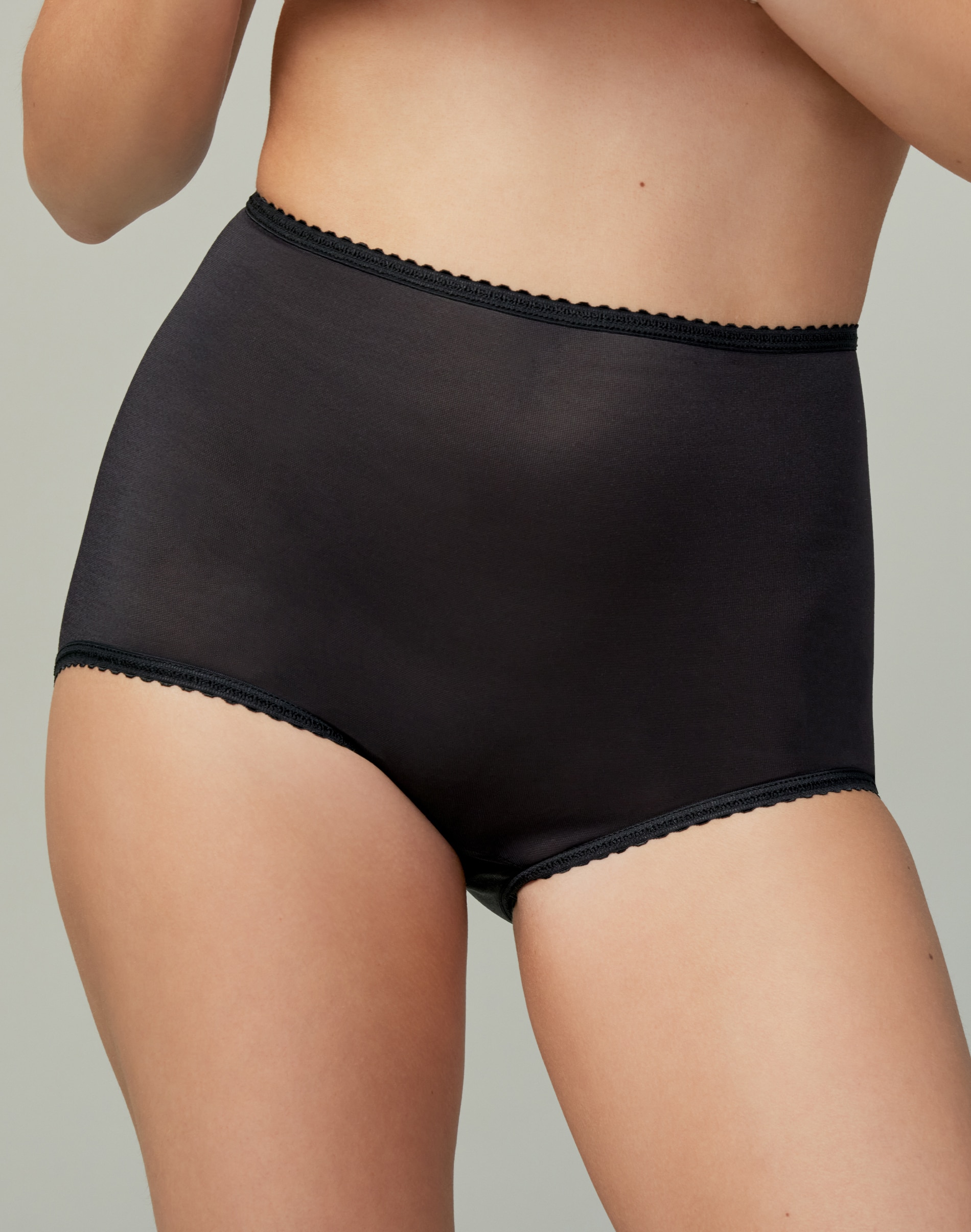 Buy Bali Women's 3-Pack Cool Cotton Skimp Skamp Brief Panties, Nude/Sky  Blue, Medium/6 at