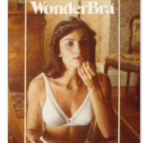 Wonderbra Lift Bra Blonde Flashing Lingerie 1990s Print Advertisement Ad  1996 